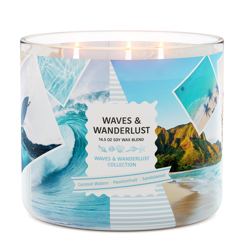 Waves & Wanderlust 3-Wick Candle Edit 8-0624